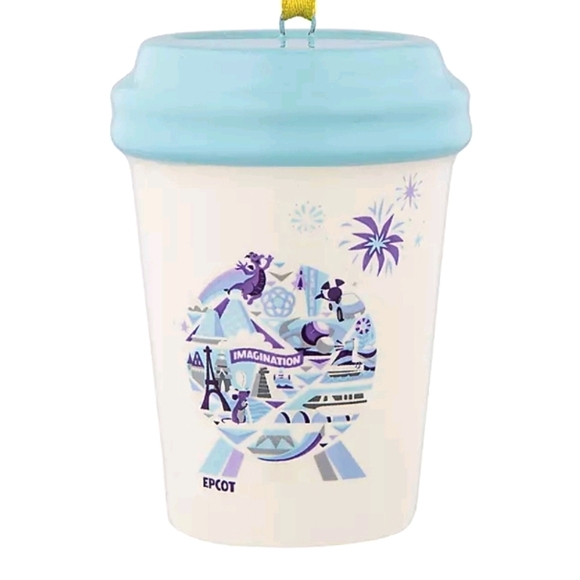 DISNEY Starbucks Epcot Tumbler Ornament